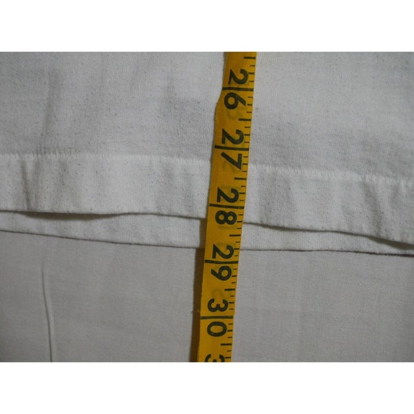 Vintage Puff Paint White T-shirt Palm Trees Faded Tag One Size Fits Large - Picture 8 of 9